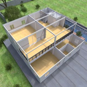 Easy-to-Transport Flat Pack Container House Convenient and Portable for Your