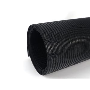 Black UV Printer Conveyor Belt , Spiral Polyester Monofilament Mesh