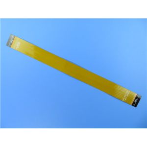 Dual Layer 0.25mm Flexible PCB Board With Polyimide Stiffener
