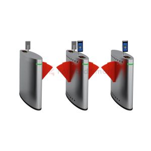 China Glass Turnstiles Smart Speed Pedestrian Electronic Flap Barrier on sale