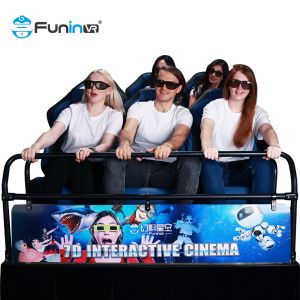 Virtual Reality 5D Dynamic Cinema Load 900kg VR Zone 6 9 12 Seats VR Supplier