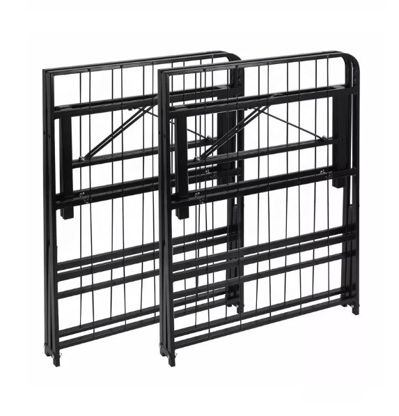 Quality Black Steel Bed Frame with Easy Removal Advantage and Foldable Design Easy to Remove wholesale