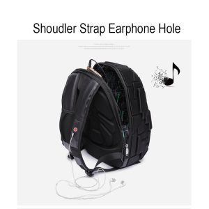 Hard EVA Shell Business Custom Travel Backpack Big Size 16.14x10.43x1.18"