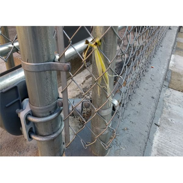 Industrial Commercial vinly Coated chain link fabric 2'x2' aperture x 9Ga/3.65mm