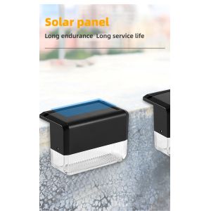 Constantly Bright Solar Fence Lights 120MAH IP65 Waterproof