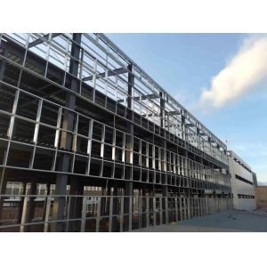 Q235B Steel Frame Warehouse With Insulated Roof And Wall Panels