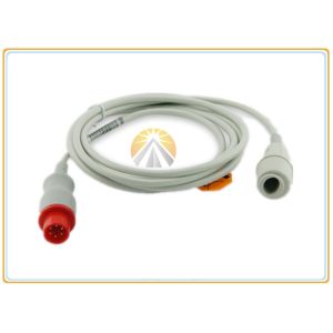 Generic Transducer Cable For Spacelabs / Mindray , Gray Transducer Adapter