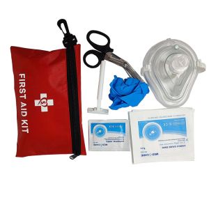 Compact AED Training Kit with Nylon Bag and Key Chain - Class I Instrument with
