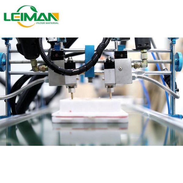 Air Filter Making Machine PLFJ-2 panel air filter gluing machine silvery white