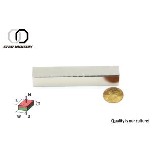 Large Rectangular Rare Earth Bar Magnets For Industrial Component Assembly