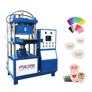 FuLund factory silicone hot press liquid logo hot pressing plate vulcanizing