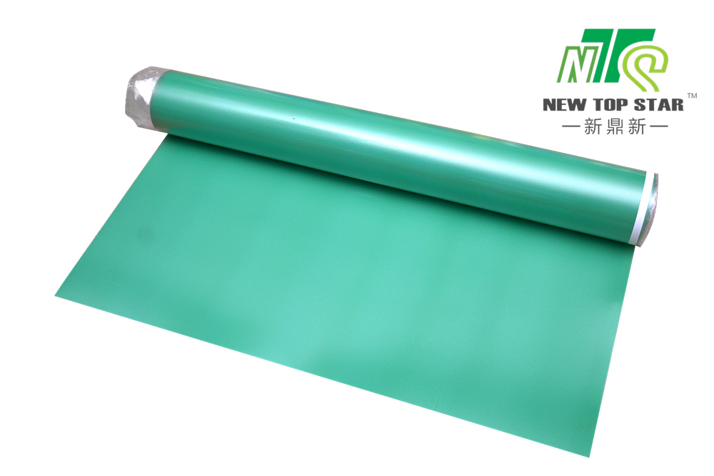 Odorless Moisture Resistant Underlayment , Green IXPE Floor Tile Plastic Underlayment