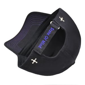 Embroidered Logo Six-Panel Baseball Cap with Constructured Front Panel