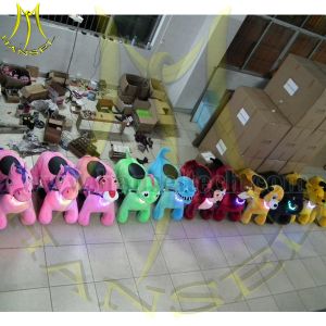 Cheap Hansel 2016 high quality Amusement Riding Plush Child Toy Plush Animal Electric Scooter Zippy Animal Ride for sale