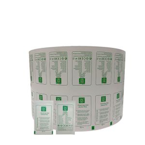 Wet Aluminum Film Roll for Flexography Printing 0-9 Color Aluminum Foil Paper by