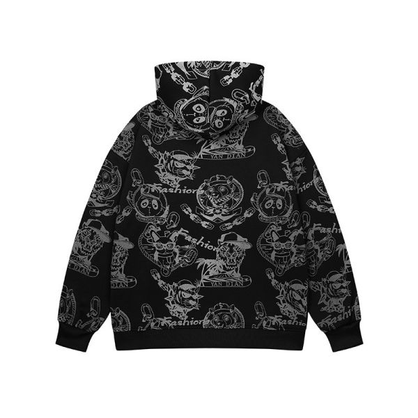 Customization All Over Sublimation Print Hoodie French Terry Graphic Hoodie