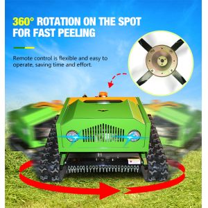 Europe Hot Sale Agricultural Grass Cutter Machine Automatic Remote Control Zero