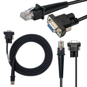 Db9 Female To RJ45 RS232 Scanner Cable 5m For Datalogic QD2130
