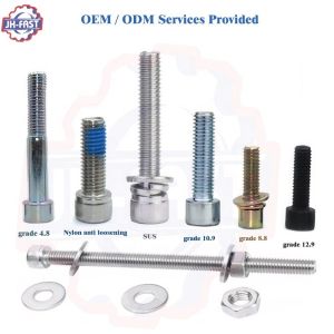 Cheap Steel Hex Socket Head Allen Bolt M8 x 45 DIN 912 10.9/12.9 Grade for General Industry for sale