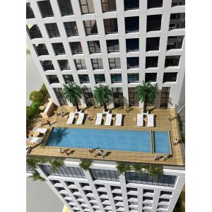 High Rise Office Building Model Architectural Scale Model Commercial Skyscraper