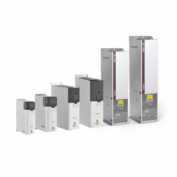 IP20/IP40 Rated VFD with OLVC/CLVC Torque Control 1:1000 Speed Range LED/LCD