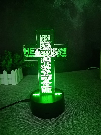 Quality Changeable 188mm 3D Led Illusion Lamp Acrylic 3d Illusion Night Light wholesale