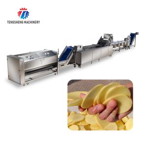 Cheap Roller brush bubble washing selection and cutting production line Fruit Vegetable FOOD processing production Machine for sale