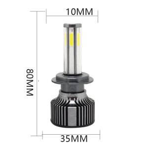 360 Degrees Lighting N6 LED Car Headlight H4 H7 H8 H11 Led Fog Light Bulbs