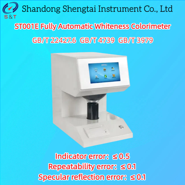 China Fully Automatic Hunter Whiteness Colorimeter sample Thickness ≤40mm GB/T 22427.6 on sale