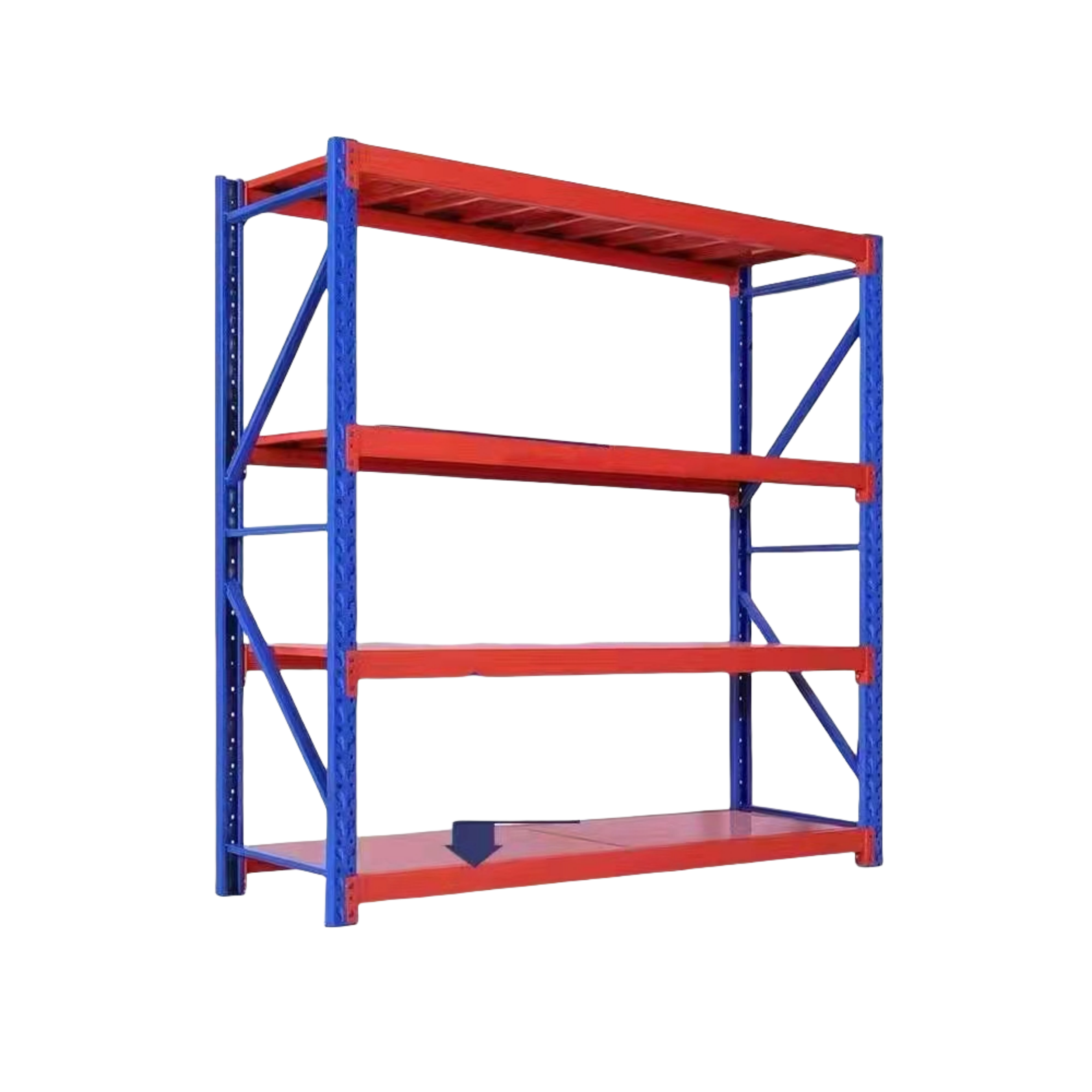 Epoxy Electrostatic Powder Coating Heavy Duty Shelf Racks for Heavy Load Capacity and Accessibility