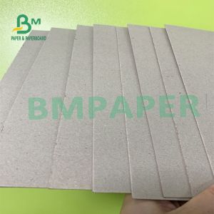 Eco Friendly Book Binding Board , High Hardness Strong Grey Chipboard Sheets