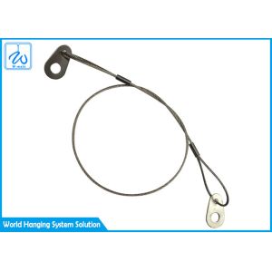 High Tensile Lifting Wire Rope Sling With Steel Tabs For Hanging Lights