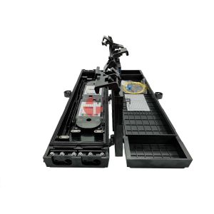 PON FTTH Splitter Fiber Optic Enclosure 48 Cores 3 Layers 4 In 4 Out