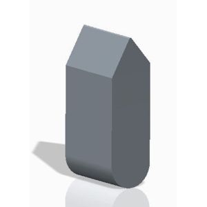 Cobalt / Tungsten Carnbide Saw Tips For Pneumatic Drill , Good Impact Resistance