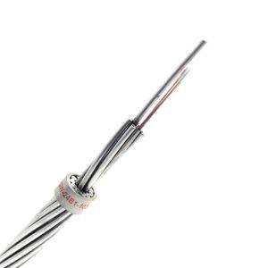 2210 kN FTTH OPGW-2S 2/36 M174/R210-156 Armored OPGW Fiber Optic Cable for Connections