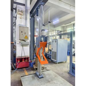 Cheap Lab Drop Tester with Handle Control and Motor Adjustment for Height Accuracy and 800x800x800mm Specimen Size for sale