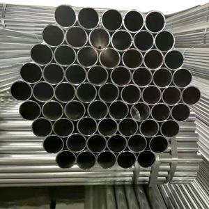 China Galvanized Pipes 1mm 2mm Thickness Round Section Shape 1/2 inch 1 inch 2 inch Large Stock for Customizable Orders on sale