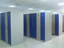 China Four Tier Keyless Commercial Storage Lockers , Plastic Sports Locker For Public on sale