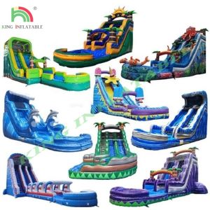 Outdoor Commercial Large Water Slide Inflatable Backyard Kids Inflatable Water
