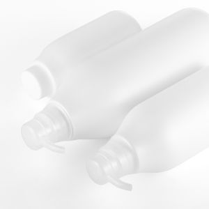 Round round lotion bottle With 39mm pump Multiapplication 300ml