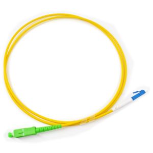 1.6mm 2.0mm 3.0mm Fiber Optic Patch Cord LC To SC Single Mode