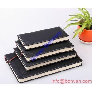 Cheap Customized Notebooks Beautiful Diary Notepad Balck Notebook With Elastic for sale