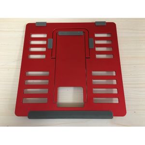 Red SGS 4mm Lightweight Portable Metal Laptop Stand Ipad Reading Stand