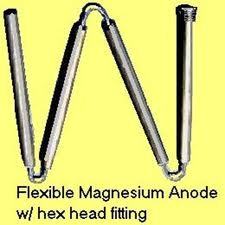 Cathodic Protection Aluminum Anode FLEX 44 Density 2.7 G/Cm3 Length For Seawater And Offshore Structures