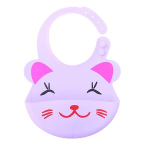 Waterproof Silicone Baby Bibs Lightweight Durable With Grab Easy To Clean