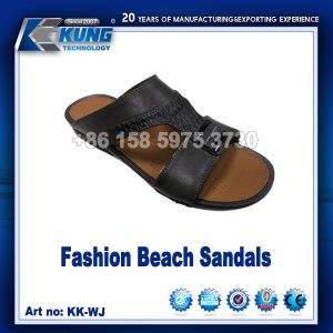 Cheap Men Slipper Synthetic Upper In Shoes PU Leather Material Waterproof for sale