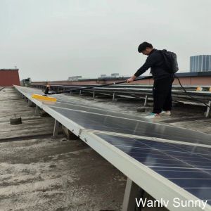 Lightweight Aluminum Alloy Material and Single Head Spin Brush for Solar Panel