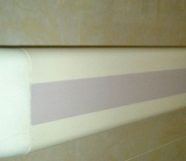 PVC public place wall Handrail,PVC,ABS,AL,size and color can be customized per
