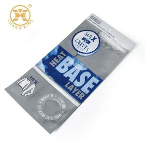 China 250g Underwear Custom Frosted Garment Packaging Bags Zip Lock For Clothing on sale