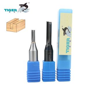 Tiger 1/2 and 1/4 Shank CNC Router Bit High Precision Carbide Straight Router